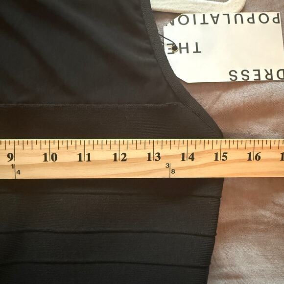 Dress the Population Bodycon Dress Black M New - Picture 7 of 8